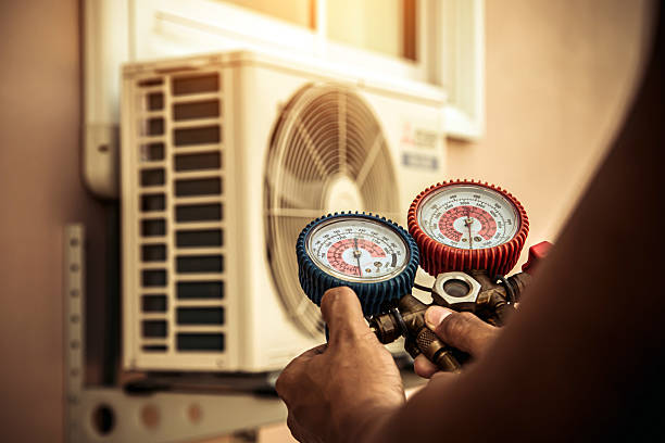 Professional Heat Pump Repair technician working in Thomaston, GA